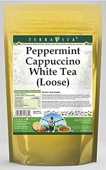 Peppermint Cappuccino White Tea (Loose) (4 oz, ZIN: 544546) 202631118