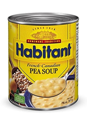 Habitant Yellow Pea Soup, 791ml/26.92-Ounce (12pk) {Imported from Canada} 930667674