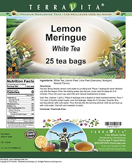 Lemon Meringue White Tea (25 tea bags, ZIN: 543248) - 3 Pack 662793322