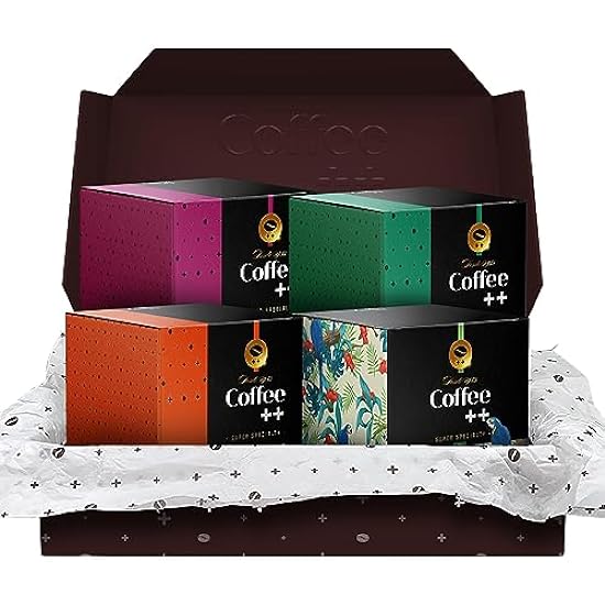 COFFEE PLUS Gift Set | Gourmet Box Sampler | Medium Roa