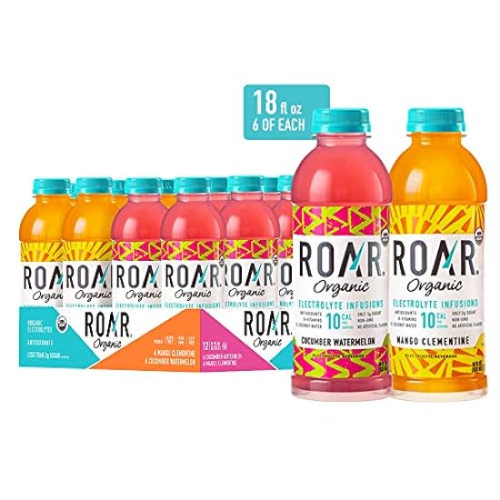 Roar Organic Electrolyte Infusions - USDA Organic with 