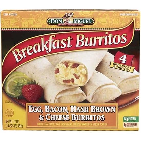 Don Miguel Bacon Egg and Cheese Burrito, 7 Ounce -- 12 