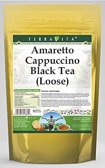 Amaretto Cappuccino Black Tea (Loose) (8 oz, ZIN: 53236