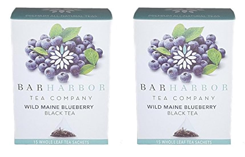 GETOHAN Wild Maine Blueberry Black Tea, Organic, 30 Cou