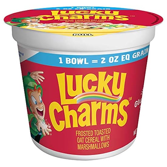 Lucky Charms Cup Cereal, 2 Oz (Pack of 60) 851311158