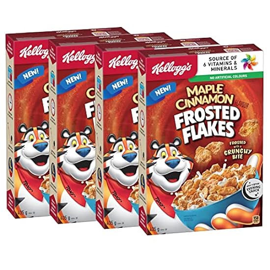 Kellogg´s Frosted Flakes Maple Cinnamon, 435g/15.3oz (Pack of 4) Shipped from Canada 67699160