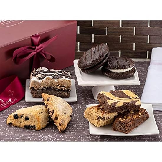 Dulcet Gift Baskets Chocolate Pastry Collection with Fu