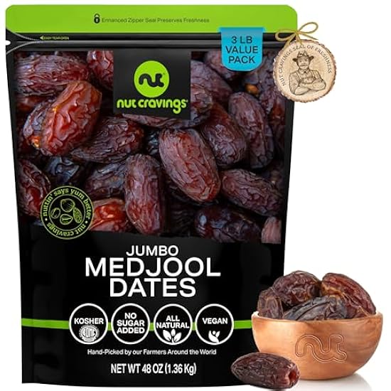 Nut Cravings Dry Fruits - Sun Dried Jumbo Medjool Dates