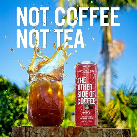 Antioxidant Healthy Drink. Nothing artificial - Made with Upcycled COFFEE FRUIT JUICE. Sustainable Clean Energy. 30 mg Caffeine -12 Fl Oz. Apple Flavor (Pack of 12) 896907879