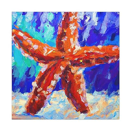 Starfish of the Coast - Canvas 30″ x 30″ / Premium Gall