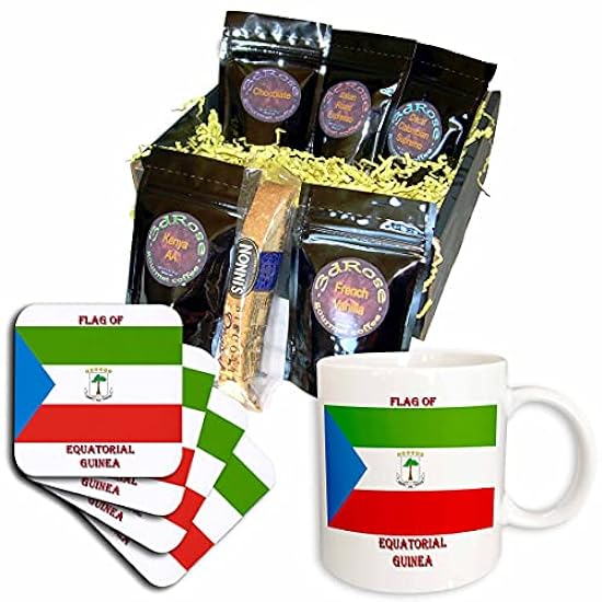 3dRose Flag of Equatorial Guinea - Coffee Gift Baskets 