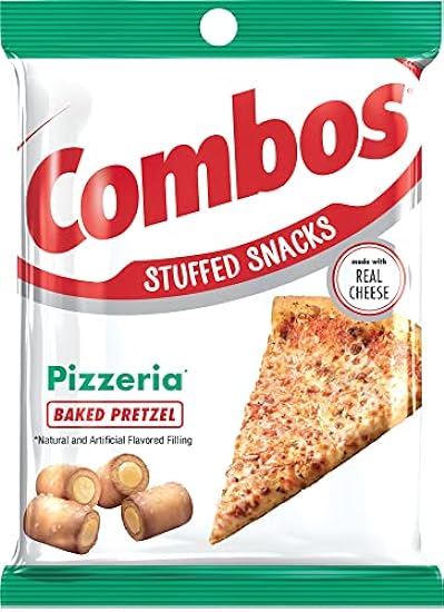 Combos Baked Snacks Pizzeria Filled Pretzels 6.3 Oz. Pe