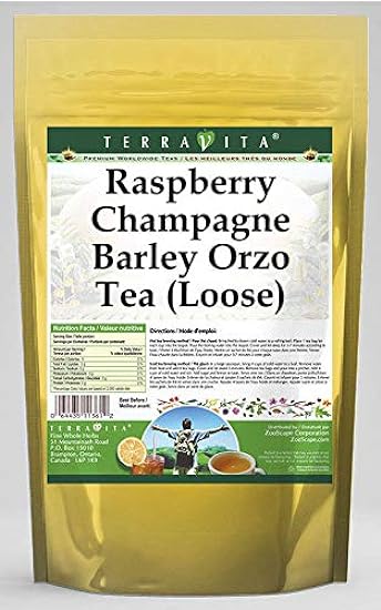 Raspberry Champagne Barley Orzo Tea (Loose) (8 oz, ZIN: