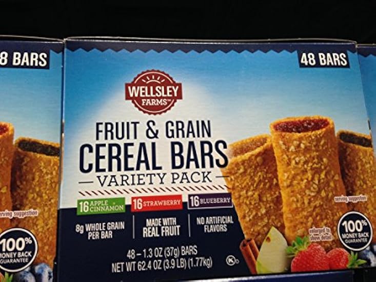 Wellsley Farms fruit & grain variety pack 48 ct. (pack 