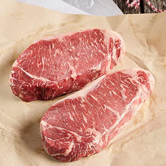 USDA Prime Kansas City Strip Steaks, 4 count, 16 oz eac