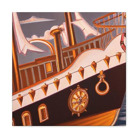 Sailing Into Sunset - Canvas 16″ x 16″ / Premium Galler