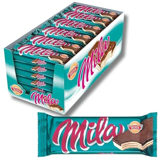 MILA - European Czech & Slovak Wafers Milk Cream with Chocolate BOX-QTY 36pcs 927667101