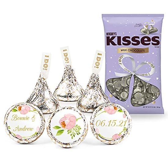 Candy Wedding Favors for Guests Personalized I Do Kisse