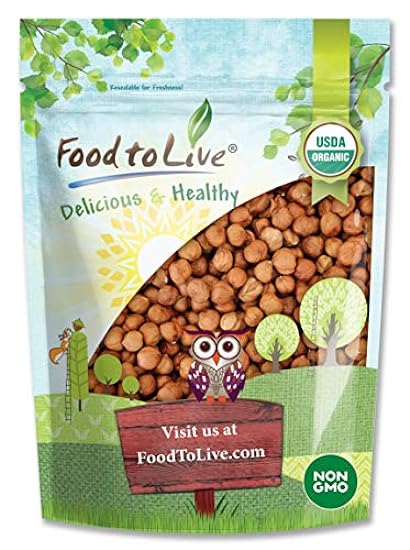 Organic Hazelnuts, 4 Pounds – Non-GMO, Raw Filberts, Wh