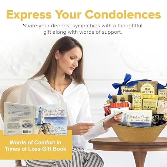 Gifts Fulfilled Grand Gourmet Sympathy Gift Basket for Loss of Mother, Loss of Father, Loss of Loved One Gourmet Bereavement Gift Basket 24999918