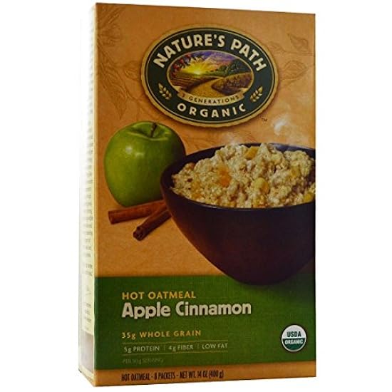 Nature´s Path Hot Oatmeal - Apple Cinnamon - Case of 6 - 14 oz. 930009861