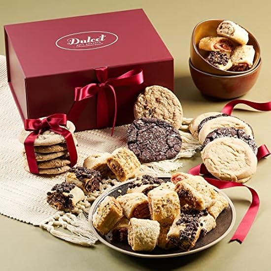 Dulcet Gift Baskets Sweet Success: Gourmet Cookie and Snack Gift Basket for All Occasions present Holidays, Birthday, Sympathy, Get Well, Family or Office Gatherings for Men & Women. 796400775