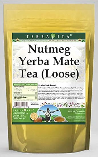 Nutmeg Yerba Mate Tea (Loose) (8 oz, ZIN: 555025) - 3 Pack 605424149