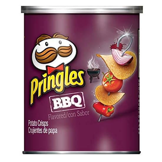 Pringles BBQ Pringles Potato Crisps Chips (Pack of 36) 