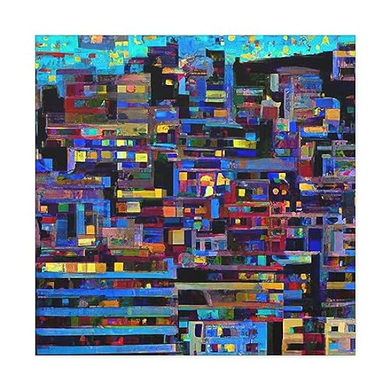 Postmodern Pointillism (- Canvas 30″ x 30″ / Premium Gallery Wraps (1.25″) 939606427