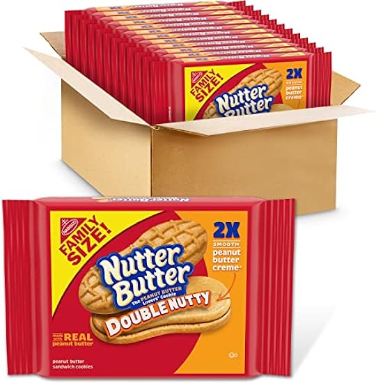 Nutter Butter Double Nutty Peanut Butter Sandwich Cooki