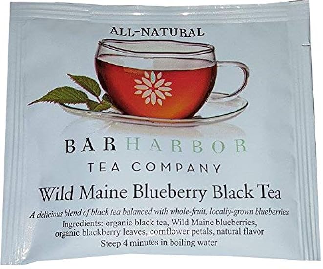 GETOHAN Wild Maine Blueberry Black Tea, Organic, 30 Count L 881236489