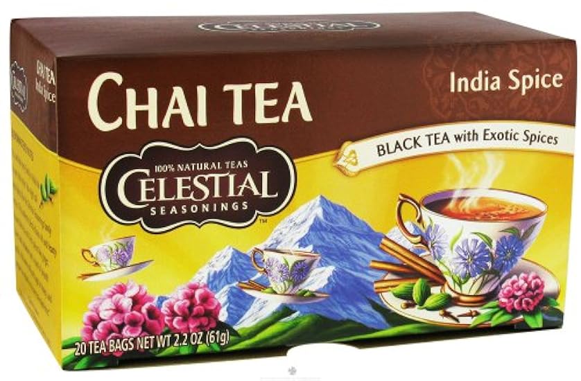 Celestial Seasonings Chai Original India Spice - Case of 6 - 20 Bags 489844331