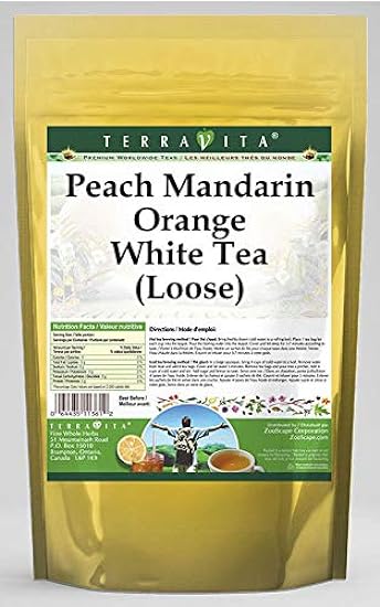 Peach Mandarin Orange White Tea (Loose) (4 oz, ZIN: 540