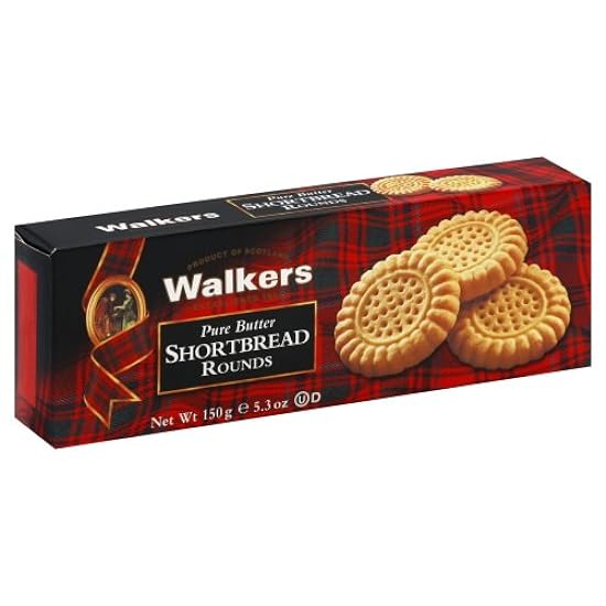 Walkers Shortbread Rounds 5.3 oz. (Pack of 12) 515660164