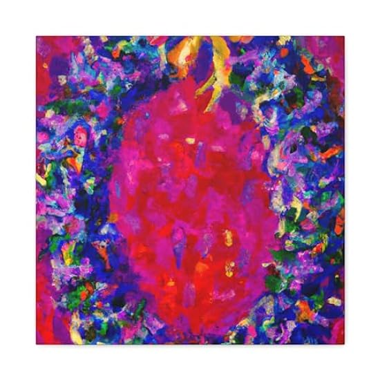 Vibrant Wreath Fauvism - Canvas 16″ x 16″ / 1.25