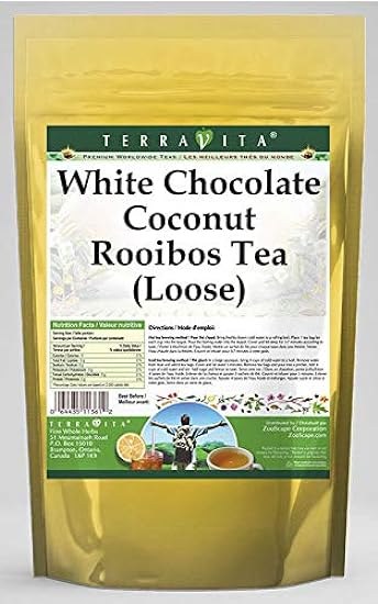 White Chocolate Coconut Rooibos Tea (Loose) (4 oz, ZIN: