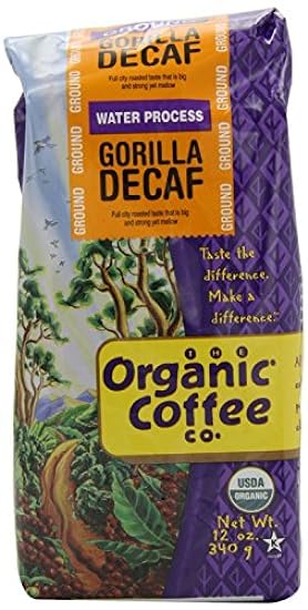 Organic Gorilla Decaf Ground Coffee, 12 Ounce - 6 per c