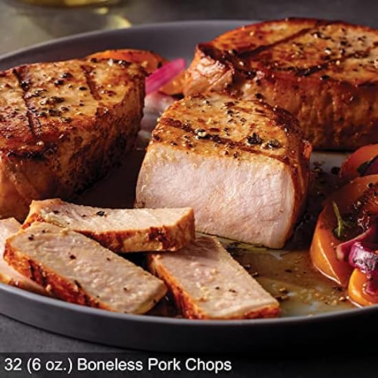 Omaha Steaks 32 Chicken Breasts & 32 Pork Chops (Air-Chilled Boneless Chicken Breasts and Boneless Pork Chops) 24452045