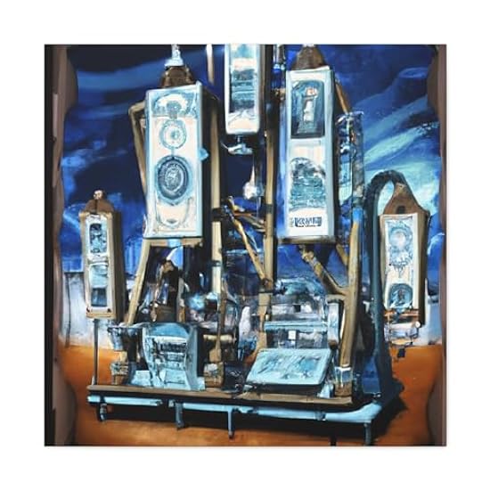 Steampunk Clockwork Splendor - Canvas 30″ x 30″ / Premi