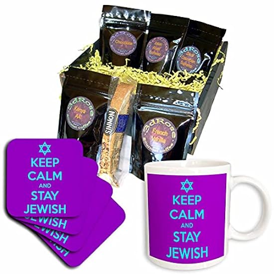 3dRose cgb_163813_1 Keep Calm and Stay Jewish-Coffee Gi