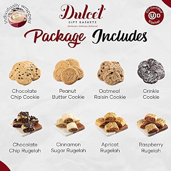 Dulcet Gift Baskets Sweet Success: Gourmet Cookie and Snack Gift Basket for All Occasions present Holidays, Birthday, Sympathy, Get Well, Family or Office Gatherings for Men & Women. 796400775