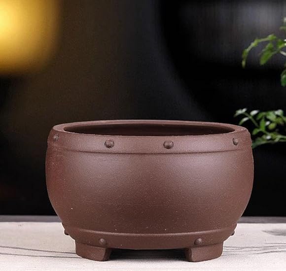 China Yixing Bonsai Pot, Flower Pot, Small Bonsai Pot, Large Bonsai Pot, Purple Mud 793748632
