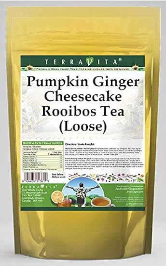 Pumpkin Ginger Cheesecake Rooibos Tea (Loose) (4 oz, ZI