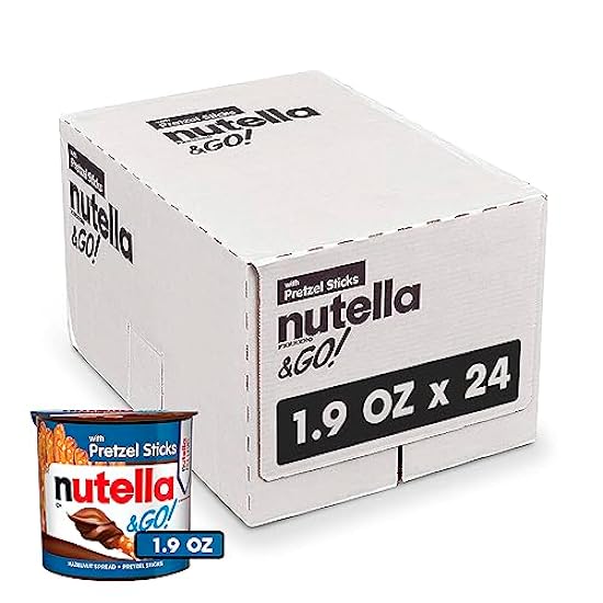 Nutella & GO! Bulk 24 Pack, Hazelnut And Cocoa Spread W