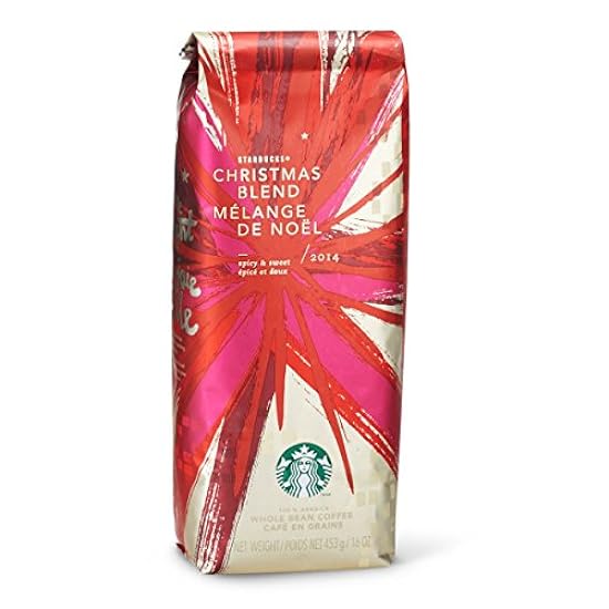 2014 Starbucks Christmas Blend Whole Bean Coffee - 1 Lb