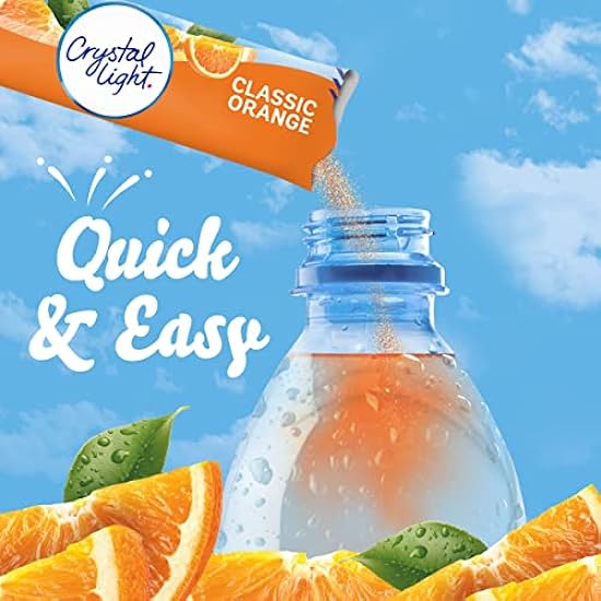 Crystal Light Sugar-Free Classic Orange On-The-Go Powdered Drink Mix 120 Count 746559115