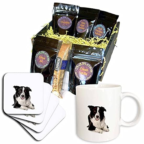 3dRose Border Collie Coffee Gift Basket, Multi 20746855