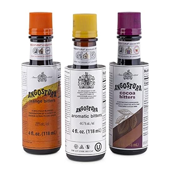 Angostura Bitters 3-Flavours Variety Cocktail Essential