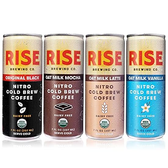RISE Brewing Co. Nitro Cold Brew Coffee, Organic, Non-G