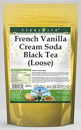 French Vanilla Cream Soda Black Tea (Loose) (4 oz, ZIN: